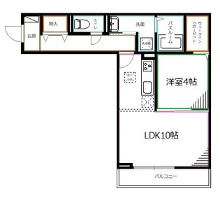 ロイジェント井荻C棟【2階】の間取り