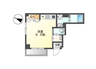 東京都目黒区下目黒2【マンション】の間取り