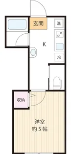 メゾンアライ【1階】の間取り