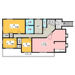 愛知県春日井市牛山町【一戸建】の間取り
