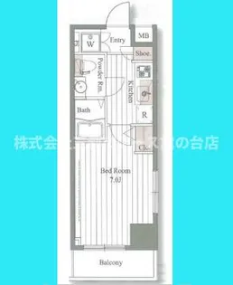 ドゥーエ大森【7階】の間取り
