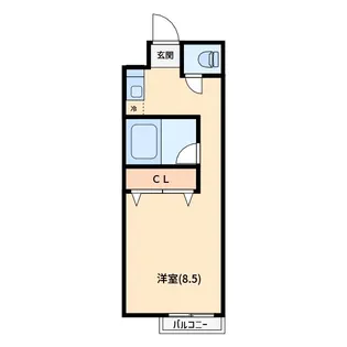 メゾン大牧【1階】の間取り