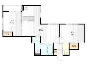 パークサイド鹿野【3階】の間取り