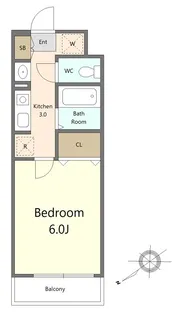 ル・シエル南六郷【3階】の間取り