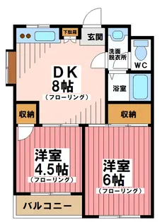 成城参番館【1階】の間取り