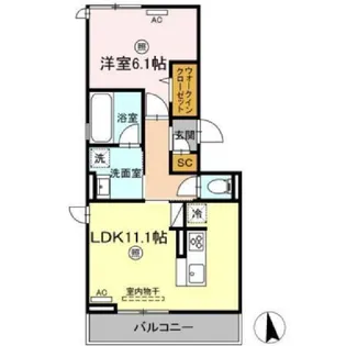 グリーンガーデン【3階】の間取り