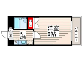 ハイムグリンディル【3階】の間取り