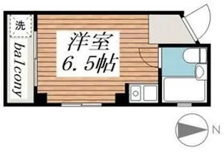 ヴィラ北野【1階】の間取り