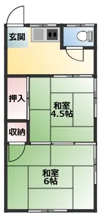 さくら荘【2階】の間取り