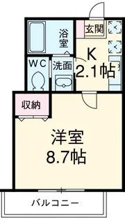 マイメゾン市川【5階】の間取り