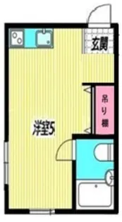 クロノス東中野West【1階】の間取り