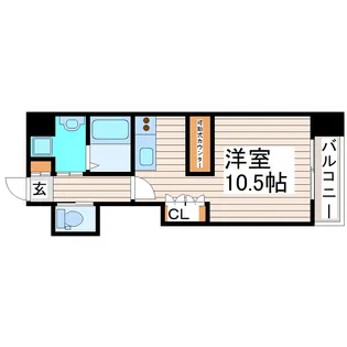 HF西公園レジデンス【10階】の間取り