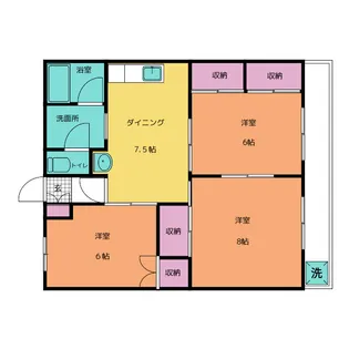 メゾフォルテM【4階】の間取り