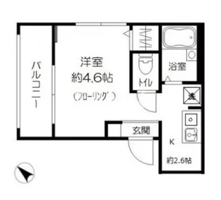 東京都豊島区池袋本町1【アパート】の間取り