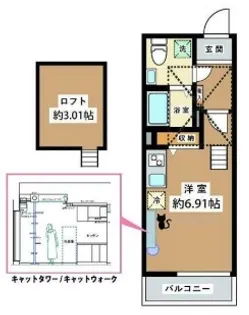 東京都葛飾区高砂5【マンション】の間取り