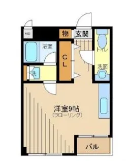 第三戸谷ビル【2階】の間取り