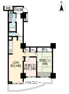 UR浦安マリナイースト21望海の街【20階】の間取り