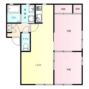 リビエラ C【2階】の間取り