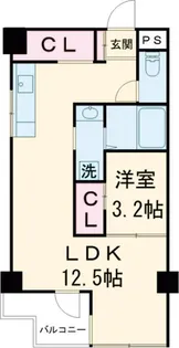 浮間公園ハイツ【1階】の間取り