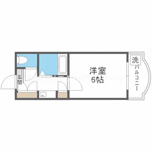 シャルマンフジ住吉弐番館【1階】の間取り