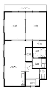 トレジャマンション【2階】の間取り
