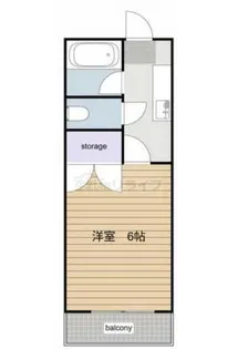 清水マンション【2階】の間取り
