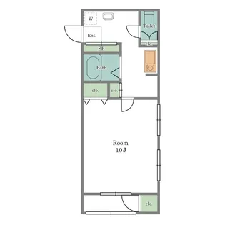 尾山台QSハイム【3階】の間取り