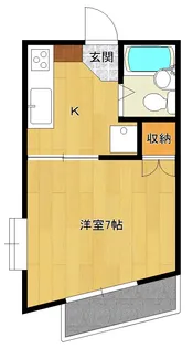 けやきハイツFB【1階】の間取り