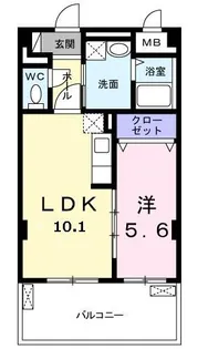 アウリ藤が丘【6階】の間取り