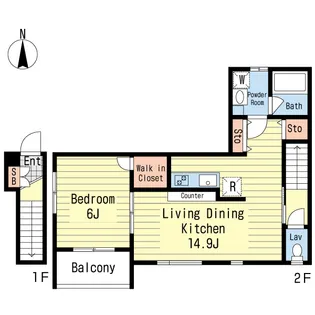 コモネージ【2階】の間取り