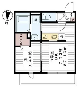 AJ津田沼IV【1階】の間取り
