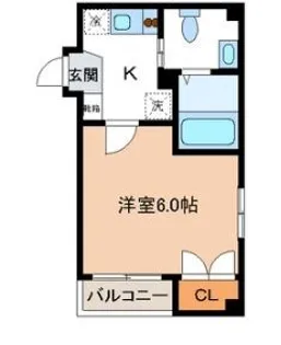 ソルレヴェンテ浅草橋【3階】の間取り