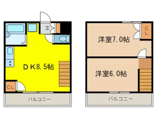 ヴィラ・マンハッタンの間取り