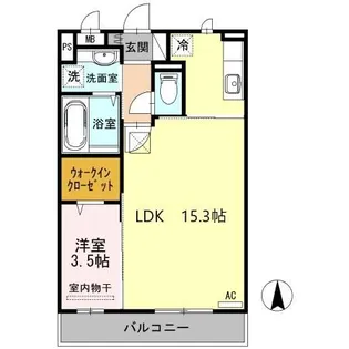 サンハウス C【1階】の間取り