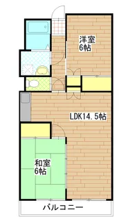 ファーストハイツ高嶺【2階】の間取り