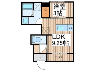リーブルファイン川口上青木西【2階】の間取り