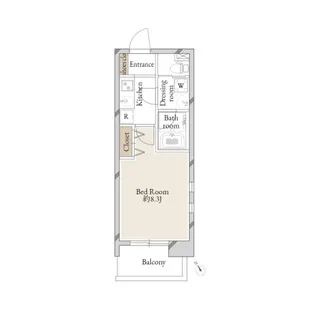 アルファレガロ葵吉野町【12階】の間取り