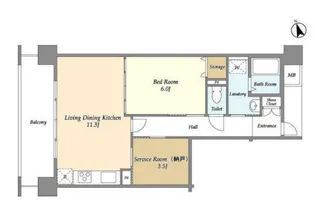 アーバンライフ目白駅前【2階】の間取り