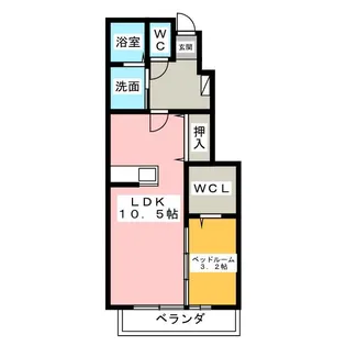 フェスティバル【1階】の間取り