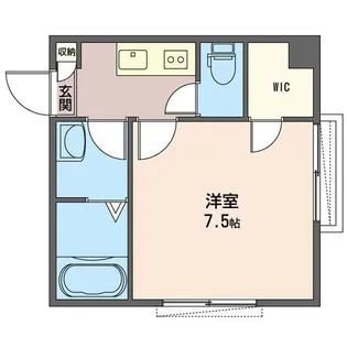 シャーメゾン清水橋【1階】の間取り