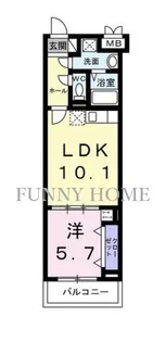 メゾン アイティー キング【3階】の間取り