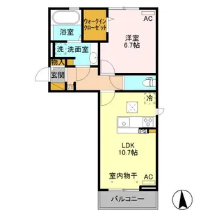 Pleasure【1階】の間取り
