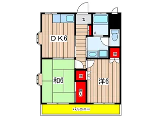 グランディメゾン日吉2【3階】の間取り