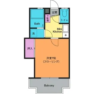 りとるぴゅあ【1階】の間取り