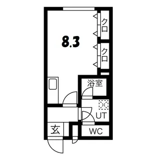 ミラネーゼ大通東 南館【1階】の間取り