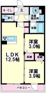 テラス杉並方南町【1階】の間取り