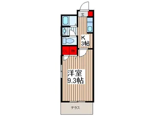 ジュネス下落合【1階】の間取り