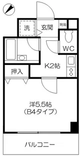 ランブラス国分寺【4階】の間取り