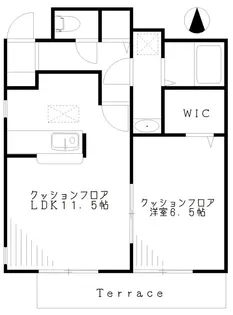 メゾン・ジ・マーノB【1階】の間取り