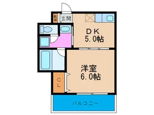 SKフラット【3階】の間取り